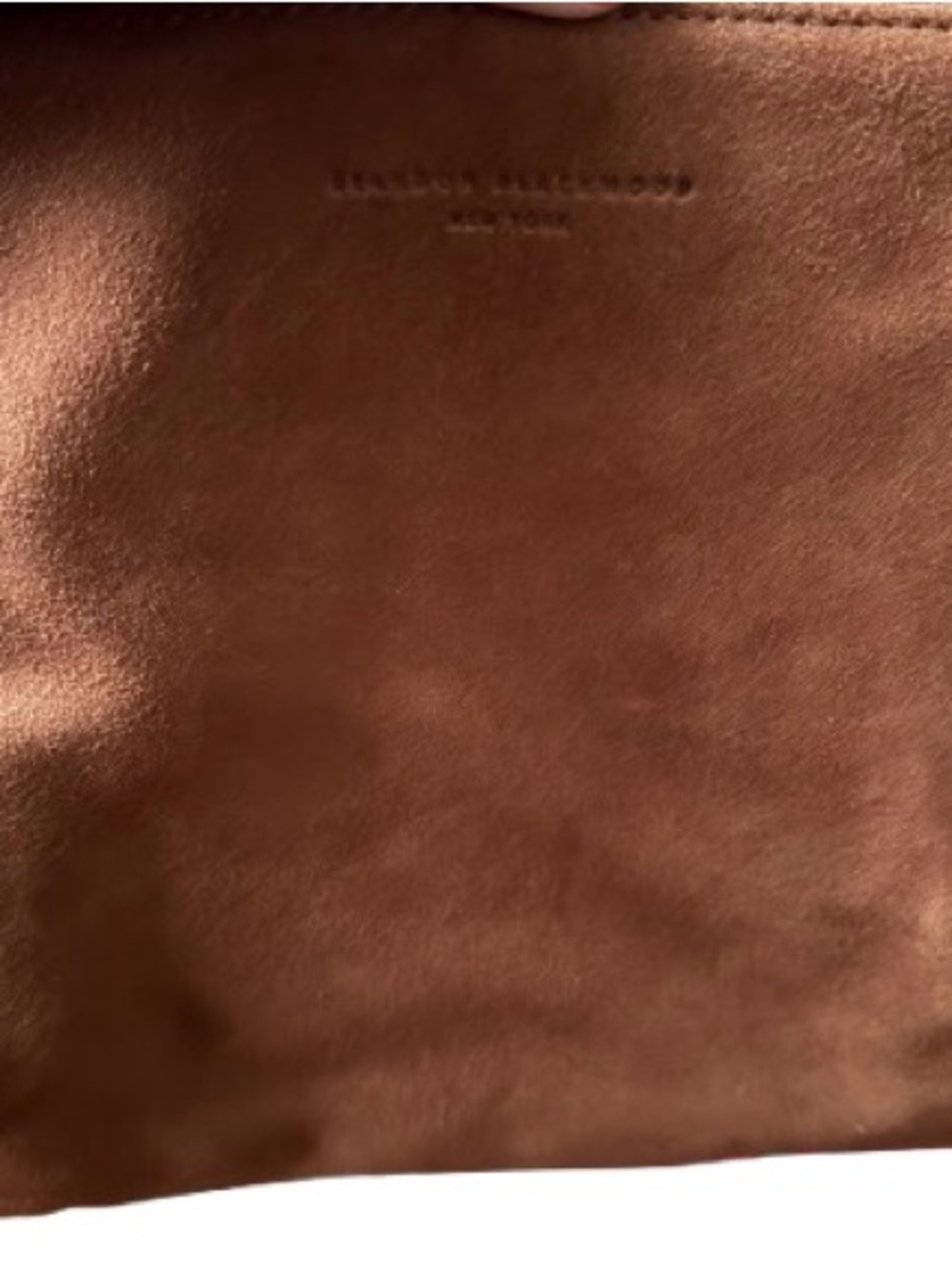 Brandon Blackwood Suede Shoulder/Crossbody Bag - Picture 5 of 6